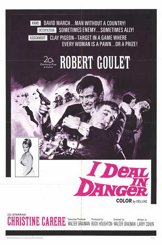 I Deal In Danger Movie Poster Print showcasing thrilling cinematic artwork.