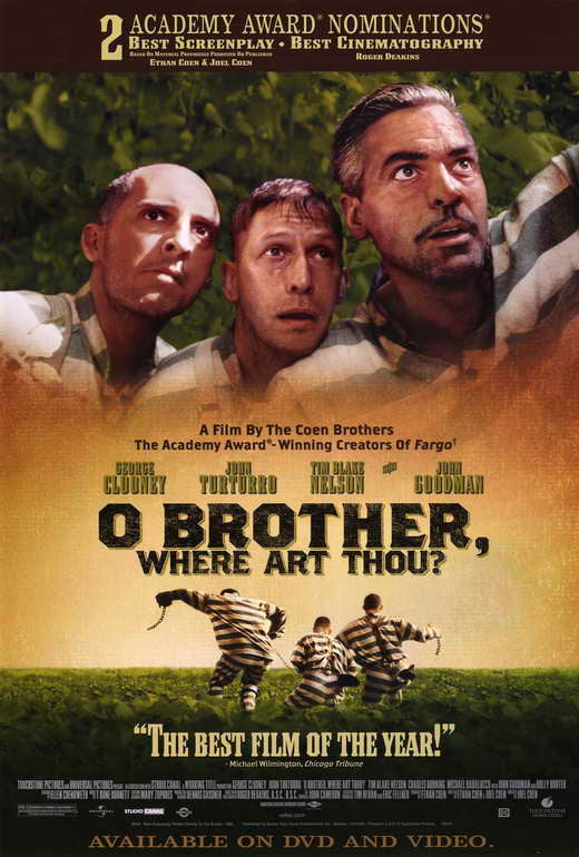 O Brother Where Art Thou? Movie Poster Print 27x40