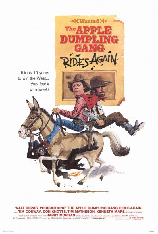 The Apple Dumpling Gang Rides Again Movie Poster Print 27x40