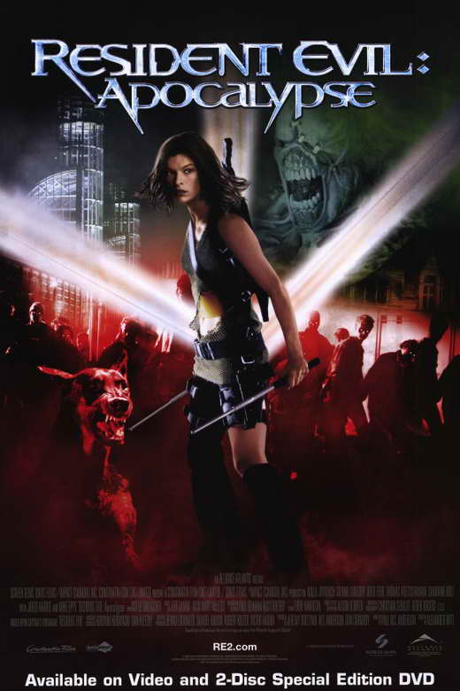 Resident Evil: Apocalypse Movie Poster Print featuring iconic film imagery.