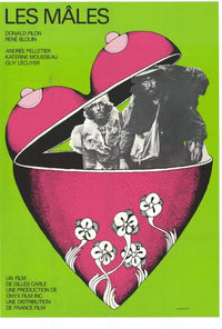 Les Males Movie Poster showcasing vibrant artwork.