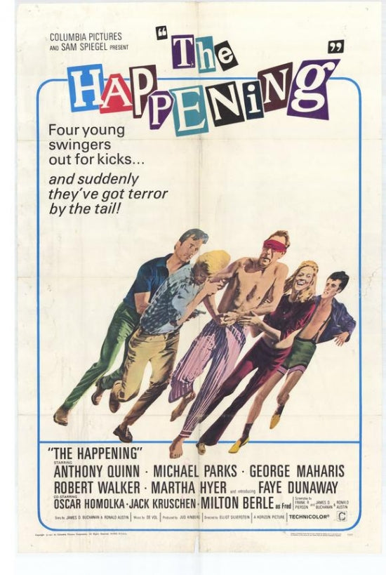 Happening Movie Poster Print showcasing vibrant cinematic visuals.