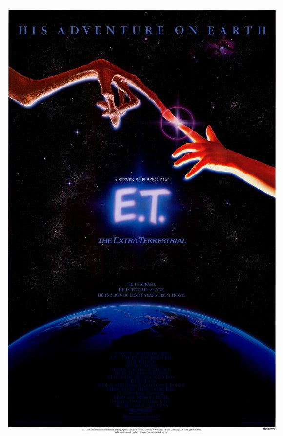 E.T. The Extra-Terrestrial Movie Poster Print 27x40