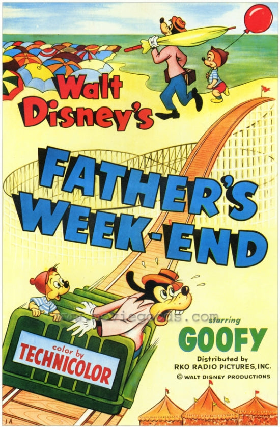 Father's Weekend Movie Poster Print showcasing family moments.