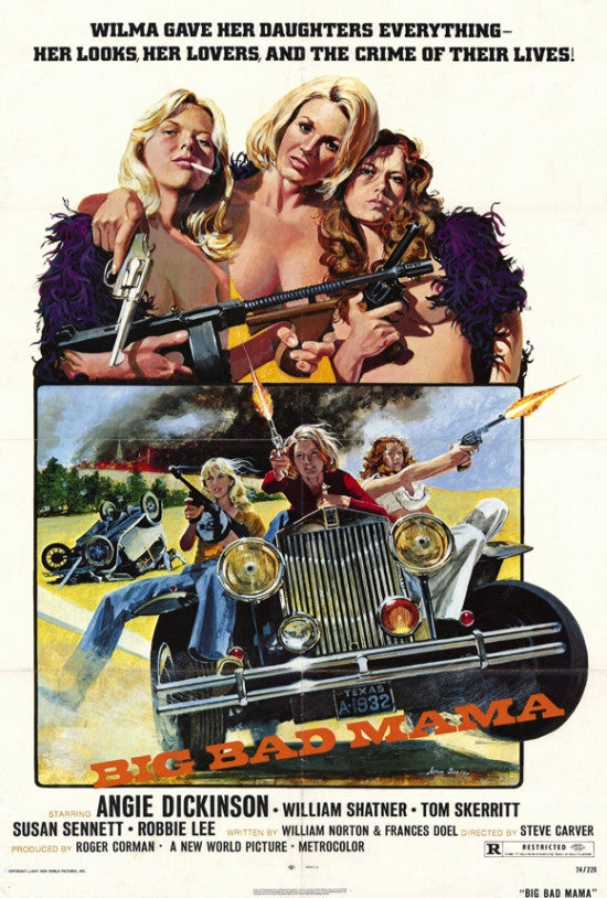 Big Bad Mama Movie Poster Print (27x40) | Pop Culture Graphics