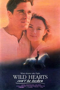 Wild Hearts Can't Be Broken Movie Poster Print featuring inspirational imagery.