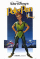 Peter Pan Movie Poster Print featuring Disney characters Peter Pan, Wendy, and Tinker Bell.