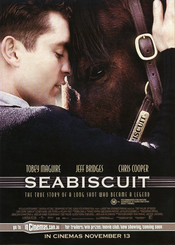 Seabiscuit Movie Poster Print (11x17) - Perfect for Framing
