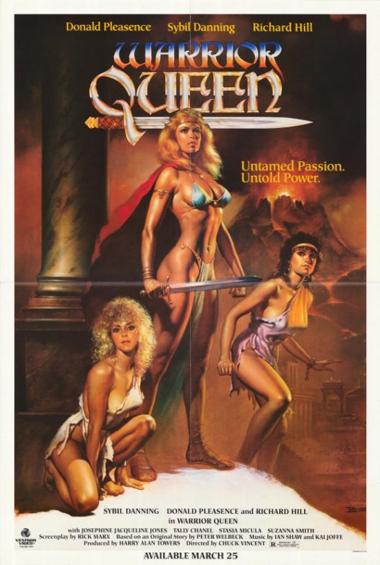 Warrior Queen Movie Poster Print showcasing empowerment and strength.
