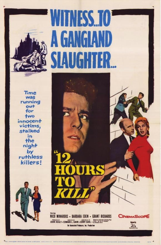 12 Hours to Kill Movie Poster Print featuring vibrant visuals.