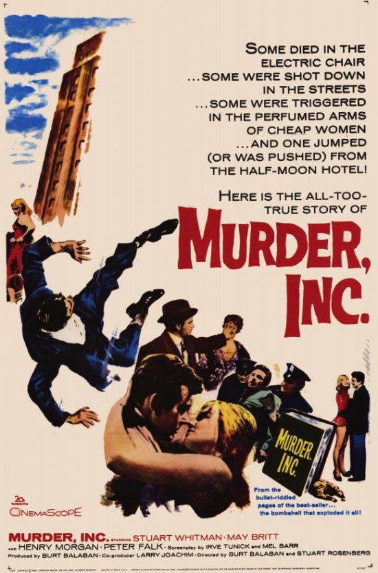 Murder Inc. movie poster print showcasing dramatic imagery and design.