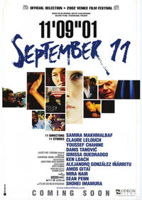 11-Sep Movie Poster Print commemorating a significant historical event