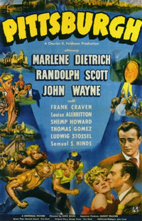 Pittsburgh Movie Poster Print showcasing the vibrant city skyline.