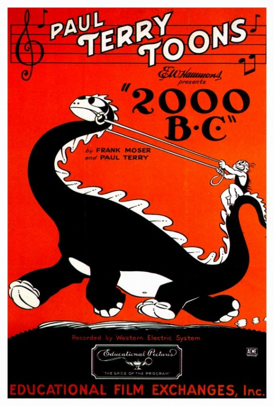 2000 B.C Movie Poster Print featuring prehistoric theme