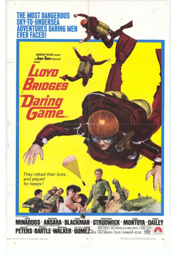 Daring Game Movie Poster Print on premium paper
