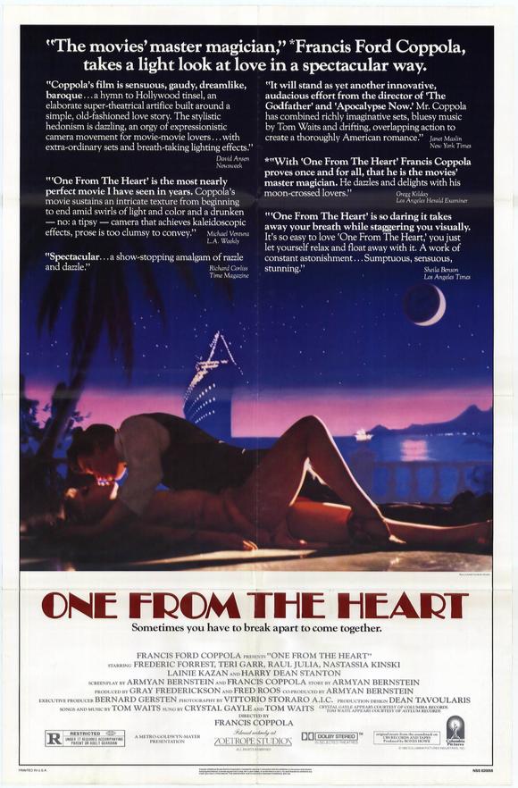 One from the Heart Movie Poster Print featuring vibrant colors and iconic imagery.