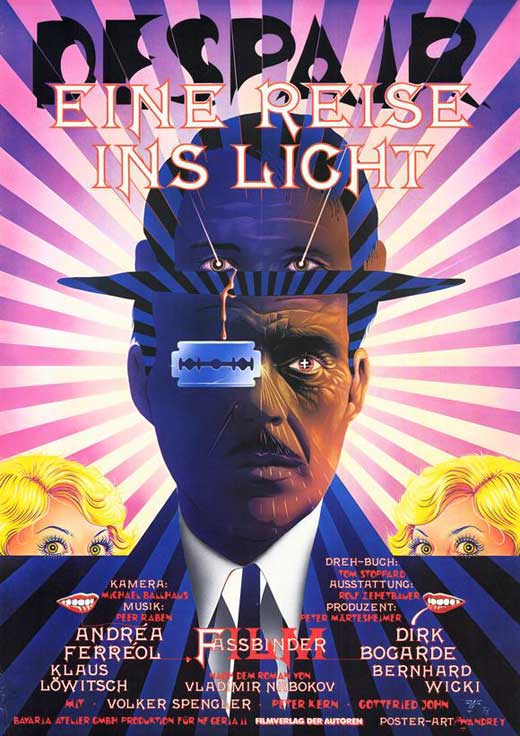 Despair Movie Poster Print featuring dramatic cinematic artwork