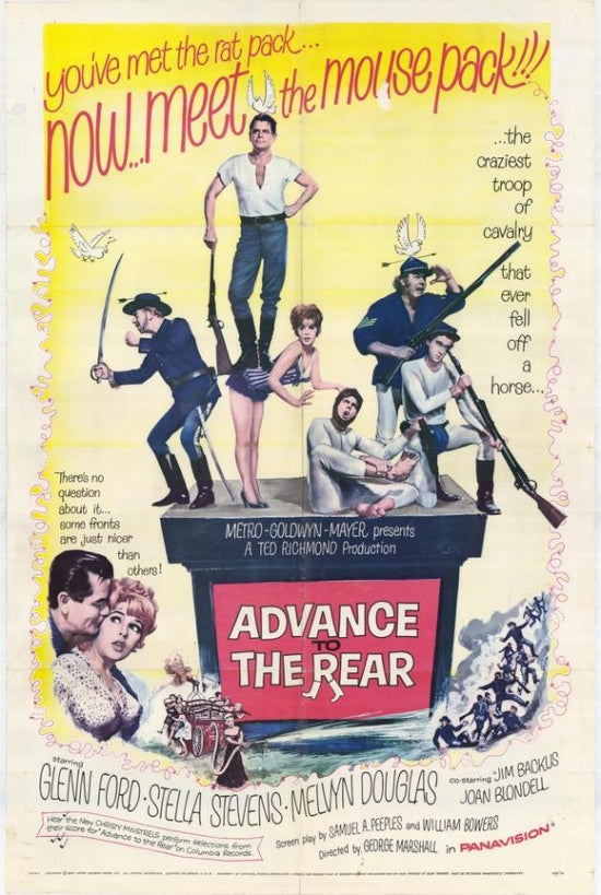 Advance to the Rear Movie Poster Print featuring classic film art.