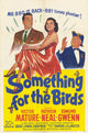 Something for the Birds Movie Poster Print featuring whimsical art.