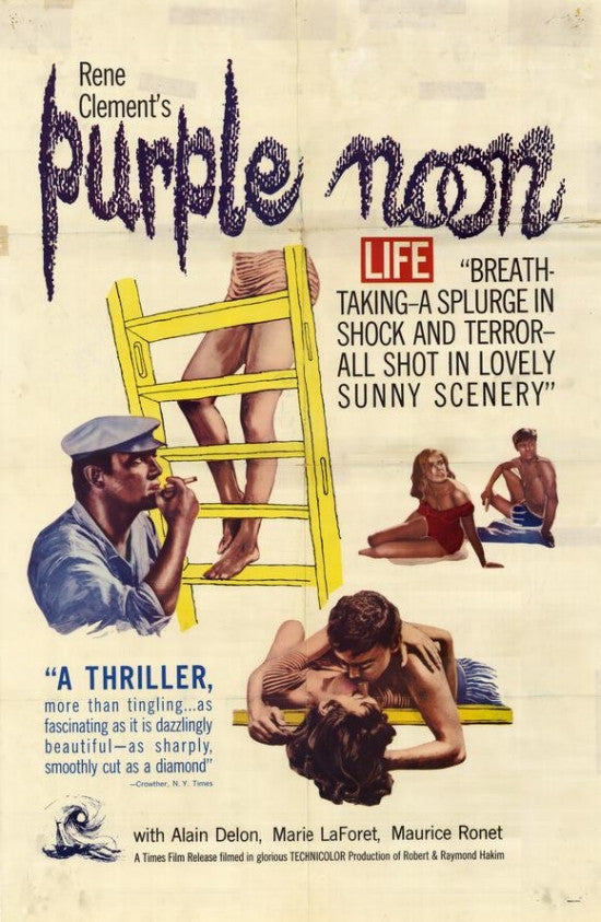 Purple Noon Movie Poster Print (27x40) | Posterazzi