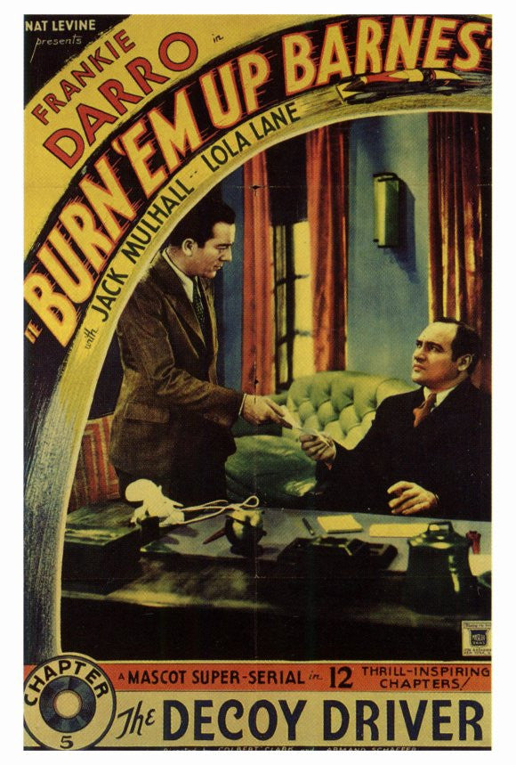 Burn 'em Up Barnes Movie Poster Print - 27x40 | Posterazzi