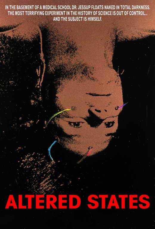 Altered States Movie Poster Print showcasing surrealism and classic cinema.