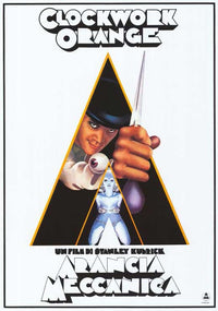 A Clockwork Orange Movie Poster Print showcasing the iconic film.