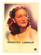 Dorothy Lamour Movie Poster Print showcasing classic Hollywood charm.