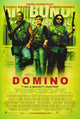 Domino Movie Poster Print showcasing vibrant film visuals.