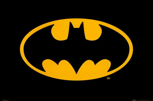 Batman Movie Poster Print featuring the iconic superhero in action.