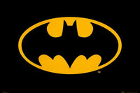 Batman Movie Poster Print featuring the iconic superhero in action.