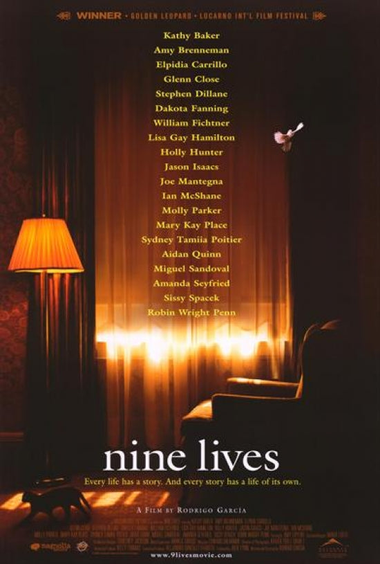 Nine Lives Movie Poster Print featuring whimsical artwork.