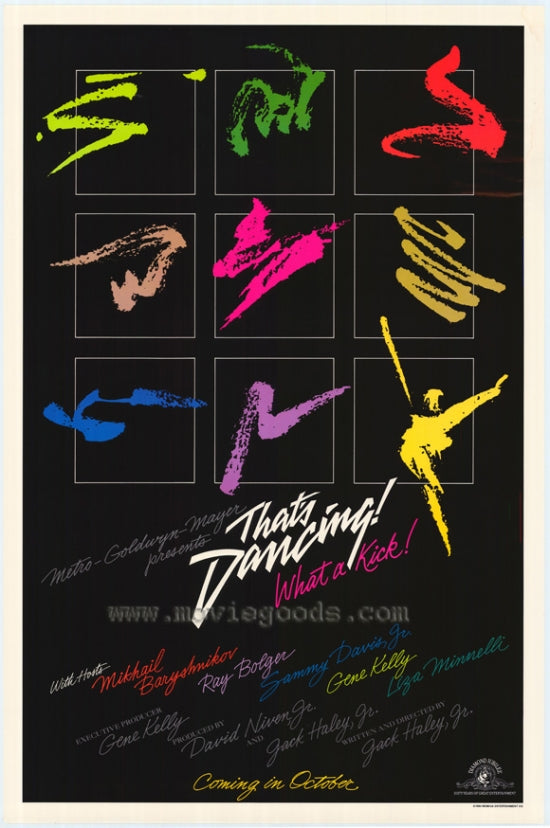 That's Dancing! Movie Poster Print showcasing vibrant dance imagery.