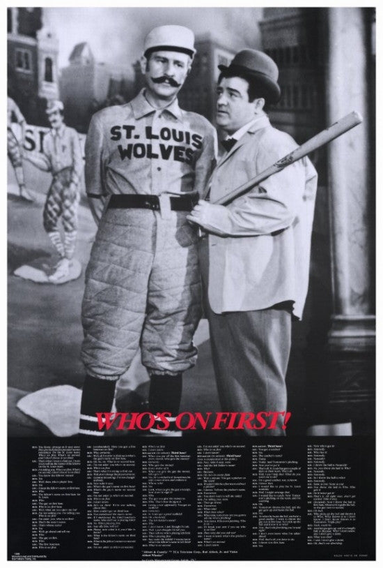 Abbott & Costello - Who's On First Movie Poster Print (27x40)