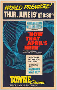Now That April's Here Movie Poster - Movie Art Print