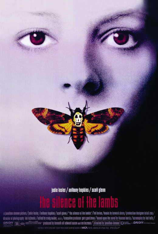 The Silence of the Lambs Movie Poster Print 27x40