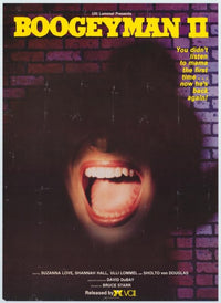 Boogeyman II Movie Poster Print showcasing horror film art.
