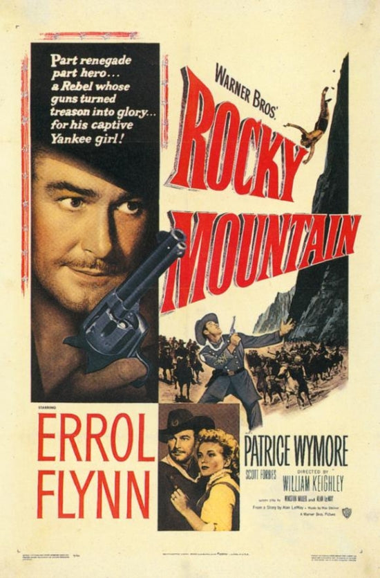 Rocky Mountain Movie Poster Print showcasing majestic mountain landscapes.