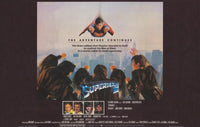 Superman 2 Movie Poster Print featuring iconic superhero imagery.