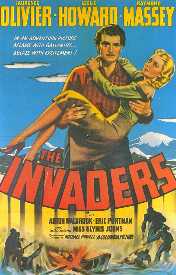 The Invaders Movie Poster Print featuring classic sci-fi artwork.