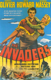 The Invaders Movie Poster Print featuring classic sci-fi artwork.