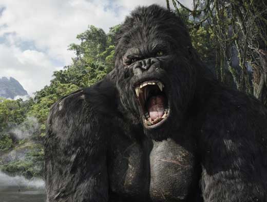 King Kong Movie Poster Print featuring iconic cinematic artwork.