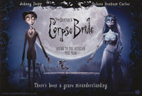 Tim Burton's Corpse Bride Movie Poster Print featuring iconic characters.