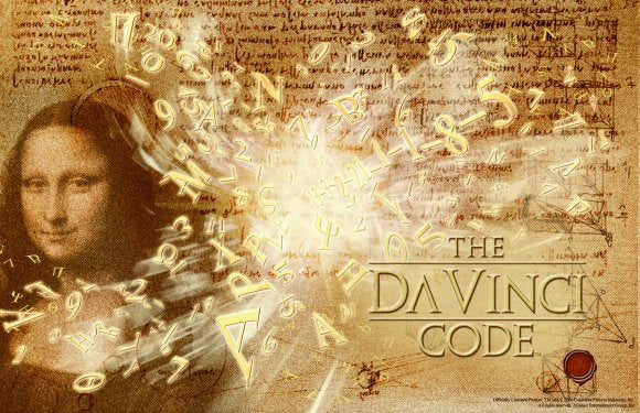 The Da Vinci Code Movie Poster Print featuring iconic imagery from the film.