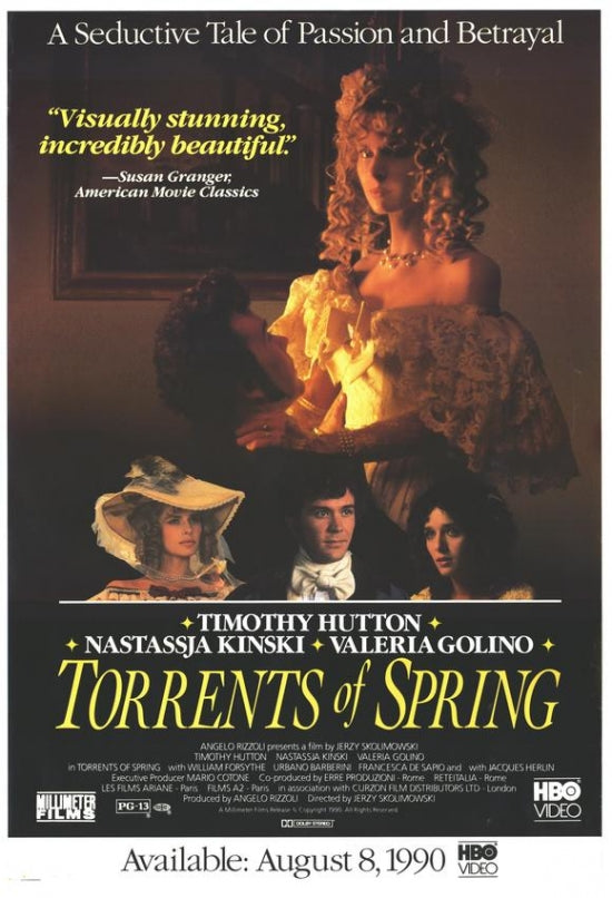 Torrents of Spring Movie Poster Print showcasing vibrant colors and design.