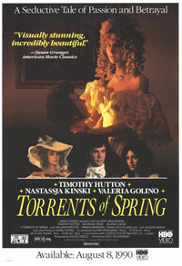 Torrents of Spring Movie Poster Print showcasing vibrant colors and design.