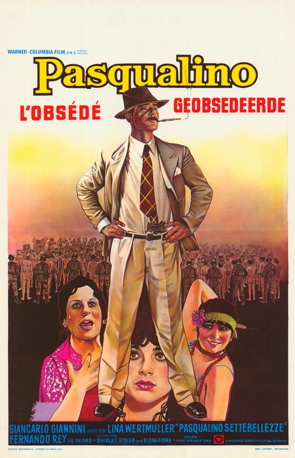 Seven Beauties Movie Poster Print showcasing iconic film artwork.