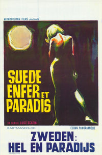 Sweden Heaven and Hell Movie Poster Print showcasing cinematic artwork.