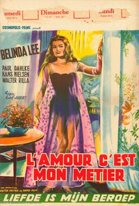 She Walks By Night Movie Poster Print showcasing cinematic art.