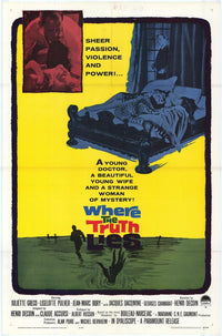 Where the Truth Lies Movie Poster Print featuring intriguing cinematic art.